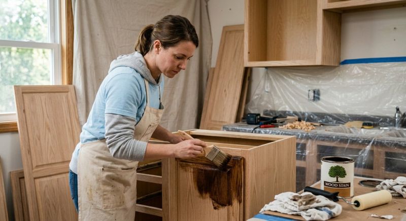 Cabinet Staining Service in Kokomo, IN
