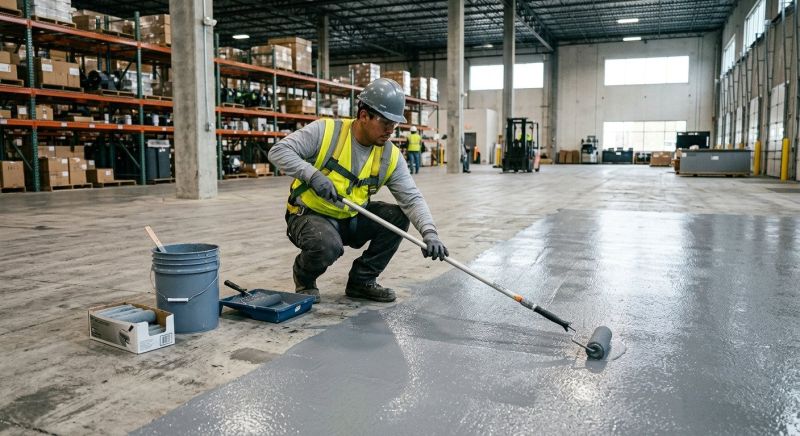 Commercial Concrete Painting in Arvada, CO