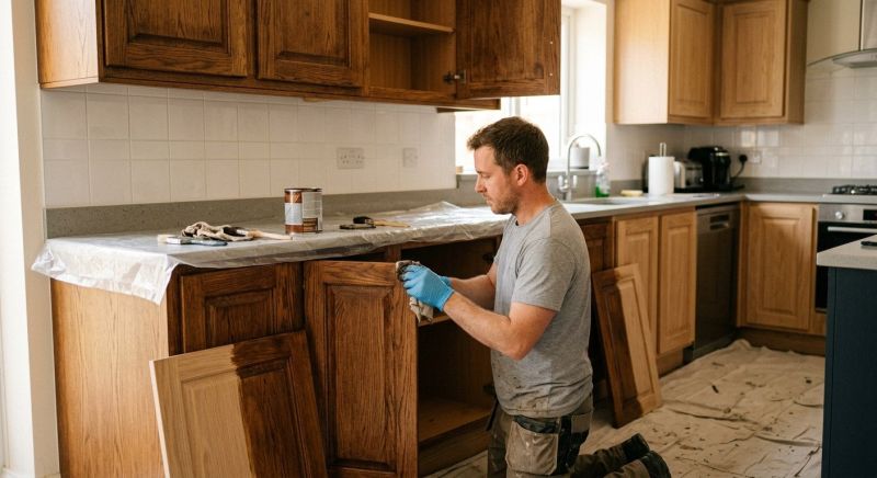 Wood Cabinet Refinishing in Cincinnati, OH