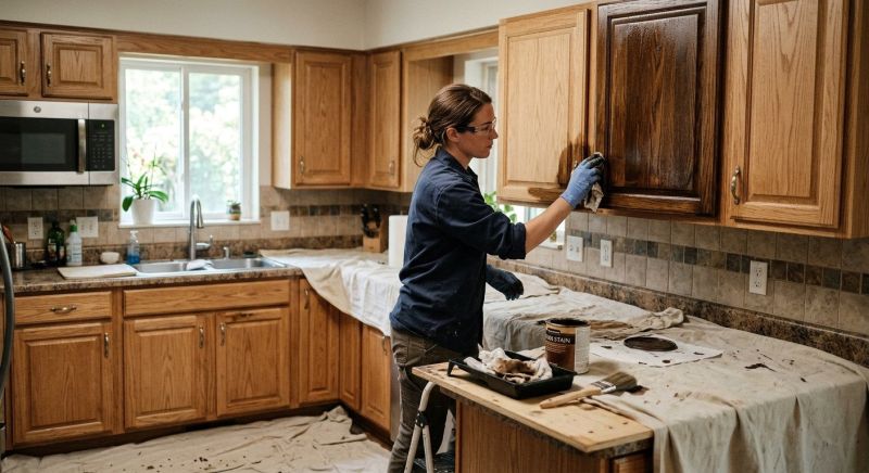 Cabinet Staining Service in Muncie, IN