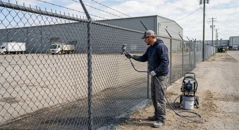 Commercial Fence Painting in Boulder, CO