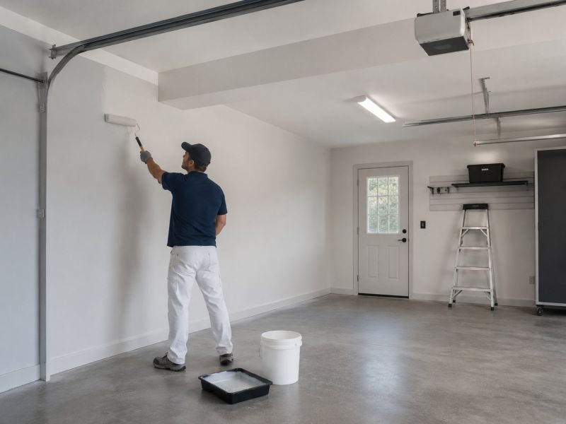 Interior Garage Painting in Waco, TX