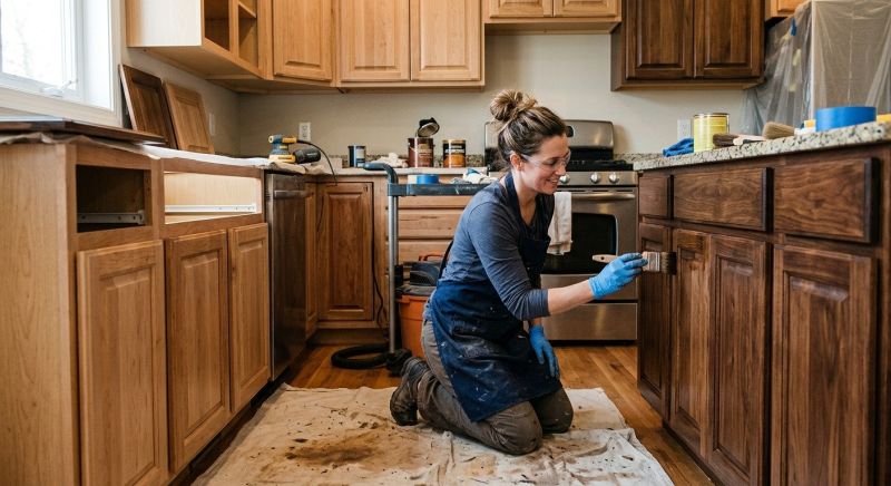 Kitchen Cabinet Refinishing in Muncie, IN