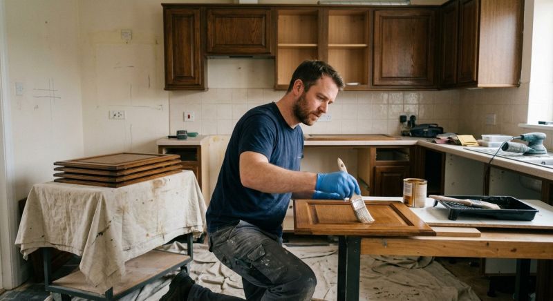 Oak Cabinet Refinishing in Indianapolis, IN