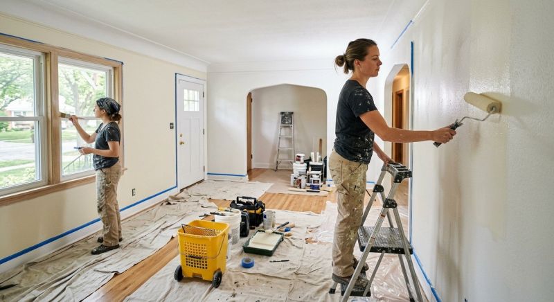 Townhouse Interior Painting in Waco, TX