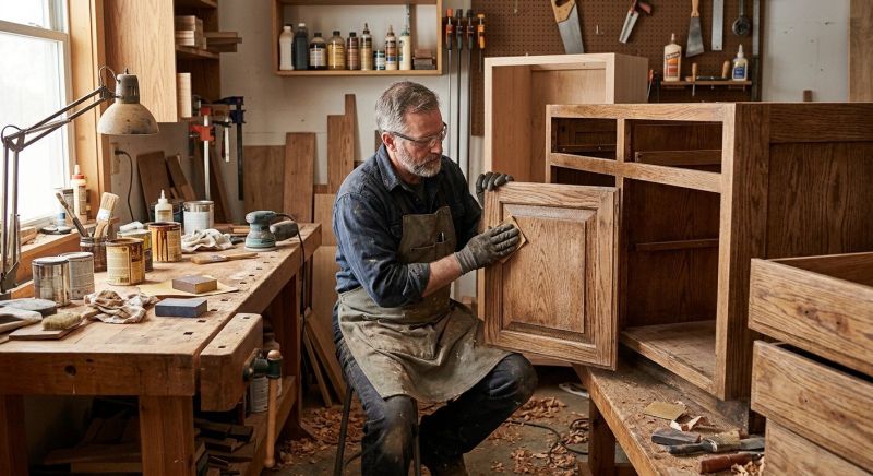 Wood Cabinet Refinishing in Terre Haute, IN