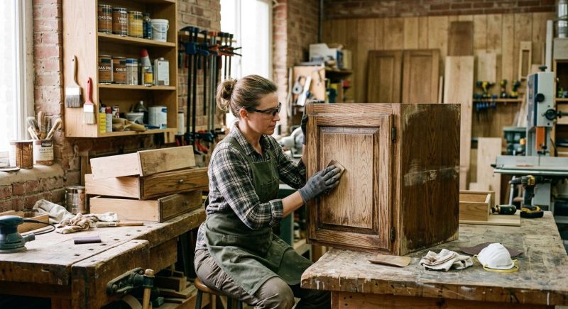 Wood Cabinet Refinishing in Indianapolis, IN